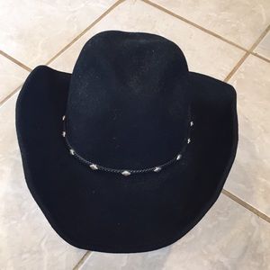 Black Golden Gate co Western style hat wool made in USA